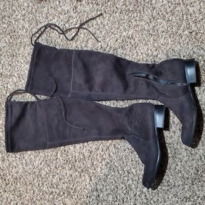 Women's Dark Brown Over the Knee Boots